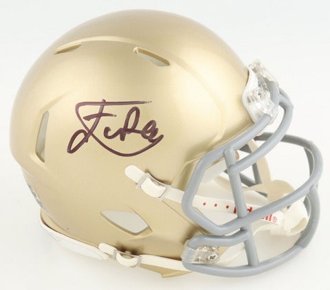 Isaiah Foskey Signed Notre Dame Fighting Irish Mini Helmet (JSA COA) 2022 Sr. DE