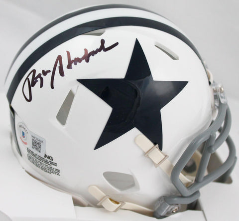 Roger Staubach Autographed Dallas Cowboys 60-63 Speed Mini Helmet-Beckett W Holo