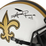 Alvin Kamara New Orleans Saints Signed Riddell Lunar Eclipse Speed Helmet