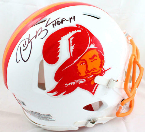 Derrick Brooks Signed Buccaneers 76-96 F/S Speed Authentic Helmet w/HOF-BAW Holo