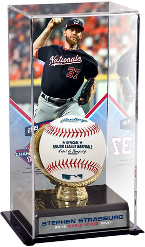 Stephen Strasburg Washington Nationals 2019 World Series MVP Case & Image