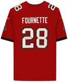 Framed Leonard Fournette Tampa Bay Buccaneers Signed Red Game Jersey