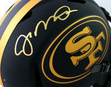 Joe Montana Signed San Francisco 49ers F/S Eclipse Speed Helmet - Beckett W Auth