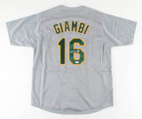 Jason Giambi Signed Oakland Athletics Jersey (JSA COA) 5xAll-Star (2000-2004)