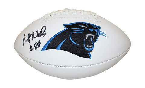 Wesley Walls Autographed/Signed Carolina Panthers Logo Football Beckett 34951