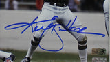Ken Stabler Signed Oakland Raiders Framed 8x10 NFL Photo - Throwing