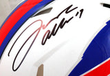 Josh Allen Autographed Bills F/S 2021 Speed Authentic Helmet-Beckett W Hologram