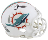 Dolphins Tyreek Hill Authentic Signed Speed Mini Helmet BAS Witnessed