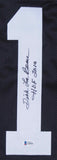 Dick LeBeau Signed Steelers Stat Jersey Inscribed HOF 2010 (Beckett COA)