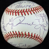 1999 Devil Rays Team (28) Wade Boggs Signed Authentic OML Baseball PSA #T01070