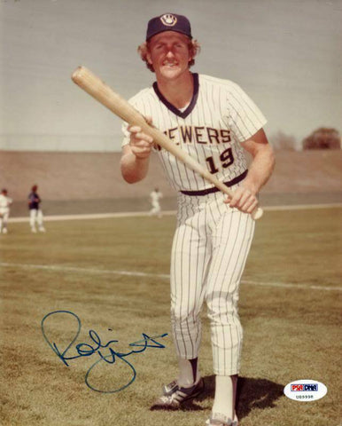 Brewers Robin Yount Signed Authentic 8X10 Photo Autographed PSA/DNA #U89998