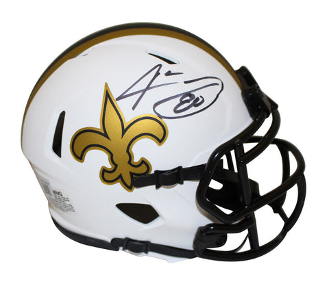 Jarvis Landry Autographed New Orleans Saints Lunar Mini Helmet Beckett 38037