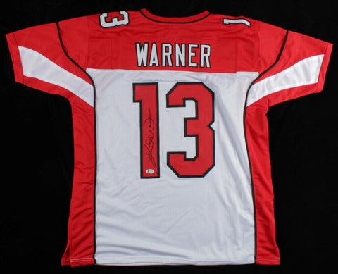 Kurt Warner Signed Arizona Cardinals Jersey (Beckett Holo) Super Bowl XXXIV MVP