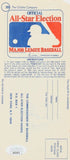 Ron Santo Signed Original 1972 All-Star Game Ballot "9xAS" (JSA COA) Chicago Cub