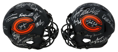 1985 Chicago Bears Team Signed Bears Eclipse Rep Helmet LE/34 (28 Sigs) - SS COA