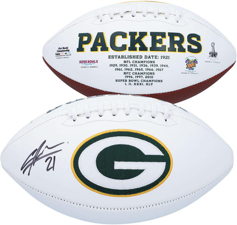 Charles Woodson Green Bay Packers Signed JardenPanel Football