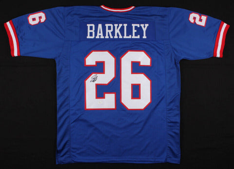 Saquon Barkley Signed New York Giants Jersey (JSA COA) #1 RB Pick 2018 Draft