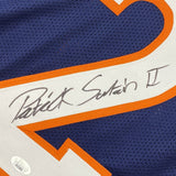Autographed/Signed Patrick Surtain II Denver Blue Football Jersey JSA COA Auto