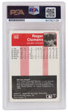 Roger Clemens Signed Red Sox 1985 Fleer Rookie Card #155 - (PSA Encapsulated)