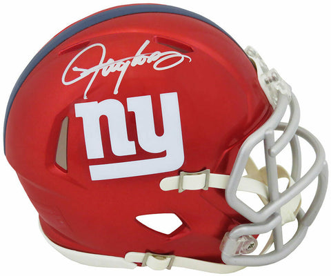 Lawrence Taylor Signed New York Giants FLASH Riddell Speed Mini Helmet -(SS COA)
