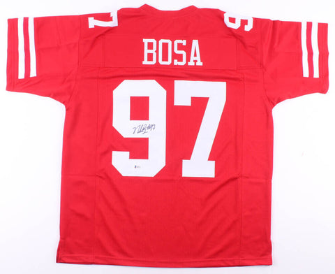 Nick Bosa Signed 49ers Jersey (Beckett COA) 2019 San Francisco 1st Rd Pick #2.
