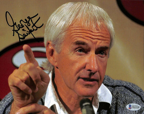 49ers George Seifert Authentic Signed 8x10 Photo Autographed BAS #H62220