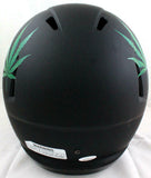 Ricky Williams Autographed Blackout Full Size Helmet W/ SWED- JSA W Auth *White