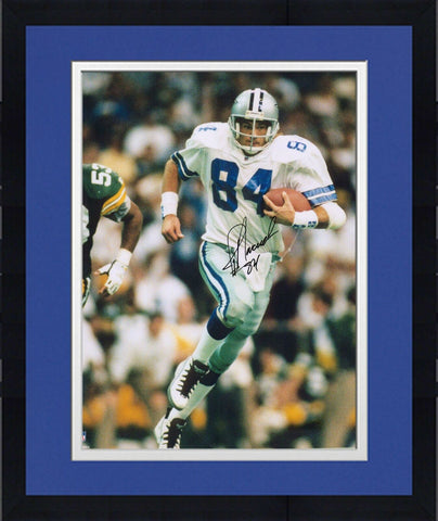 Framed Jay Novacek Dallas Cowboys Autographed 16" x 20" Running Photograph