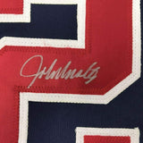 Autographed/Signed John Smoltz Atlanta Blue Baseball Jersey JSA COA AUto