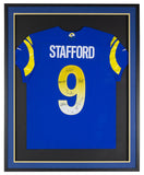 LA Rams Team Signed Framed Nike Elite Jersey Stafford Beckham Donald +3 Fanatics