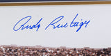 Rudy Ruettiger Signed Framed 11x14 Notre Dame Football Photo Never Quit BAS
