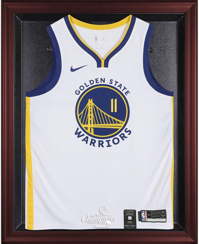 Golden State Warriors Mahogany Framed 2022 NBA Finals Champions Logo Jersey Case