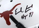 Earl Campbell Signed Longhorns F/S Schutt Helmet w/HT 77- Beckett W Hologram
