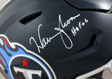 Warren Moon Signed Tenn.Titans SpeedFlex Authentic Helmet w/HOF - Beckett W Auth