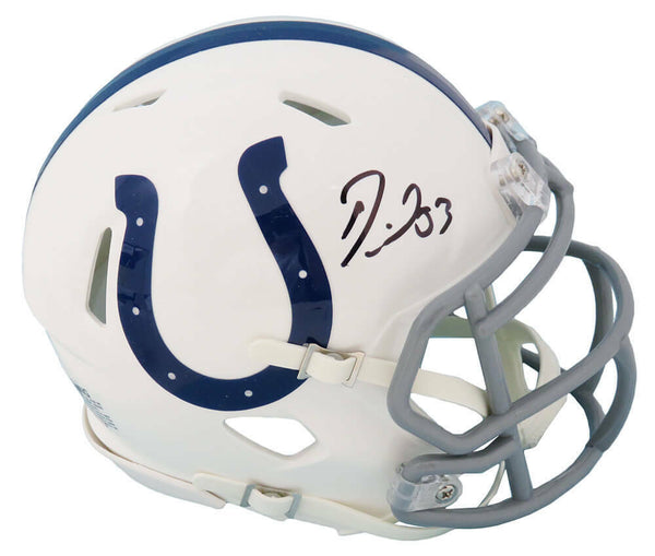 Darius Leonard Signed Indianapolis Colts Riddell Speed Mini Helmet - SCHWARTZ