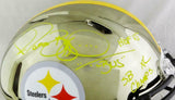 Jerome Bettis Signed Steelers F/S Chrome Authentic Helmet w/3 Insc - BA W Auth