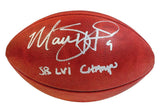 MATTHEW STAFFORD Autographed "SB LVI Champs" Super Bowl LVI Football FANATICS