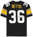 Jerome Bettis Steelers Signed Mitchell & Ness Black Auth Jersey w/HOF 15 Insc