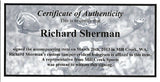 RICHARD SHERMAN AUTOGRAPHED 16X20 PHOTO SEATTLE SEAHAWKS THE TIP RS HOLO 72248