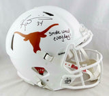 Ricky Williams Signed Longhorns F/S Riddell Speed Authentic Helmet w/SWED- JSA W
