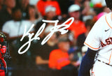 Kyle Tucker Autographed 8x10 HM Batting Photo- TriStar Authenticated *White