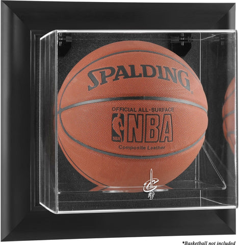 Cleveland Cavaliers Black Framed Wall-Mounted Team Logo Basketball Display Case