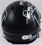 Deion Sanders Signed Falcons 90-92 Speed Mini Helmet w/HOF-Beckett W Hologram