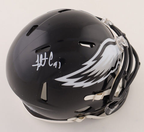 Fletcher Cox Signed Philadelphia Eagles Mini Helmet (JSA COA) 6xPro Bowl Def Tkl
