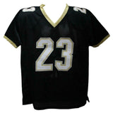 Phillip Lindsay Autographed/Signed College Style Black XL Jersey BAS 34313