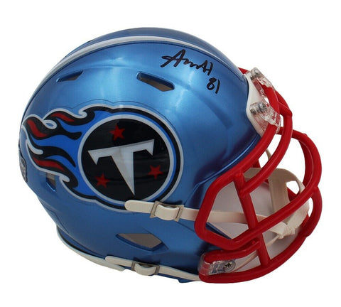 Austin Hooper Signed Tennessee Titans Speed Flash NFL Mini Helmet