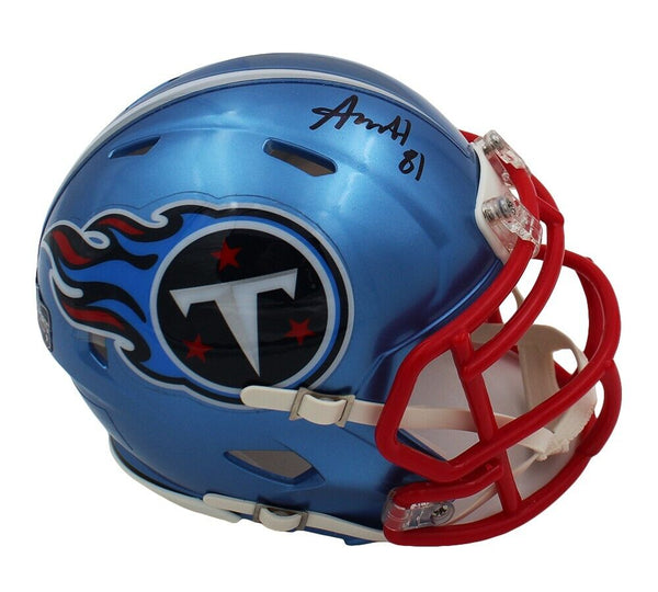 Austin Hooper Signed Tennessee Titans Speed Flash NFL Mini Helmet