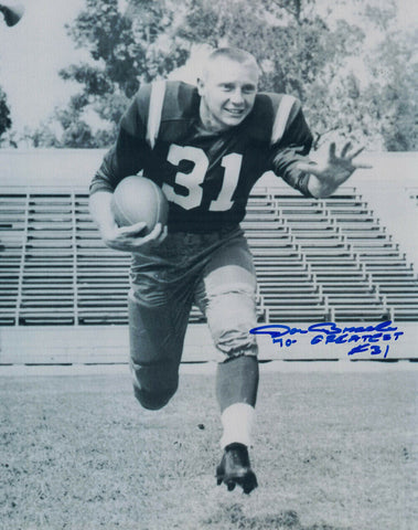 Don Bosseler Autographed Washington Redskins 8x10 Photo 70 Greatest 27794