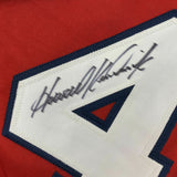 Autographed/Signed HOWIE KENDRICK Washington Red Baseball Jersey JSA COA Auto