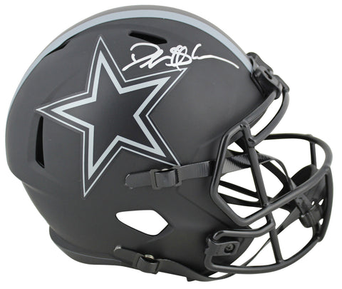 Cowboys Deion Sanders Signed Eclipse Full Size Speed Rep Helmet BAS Witnessed